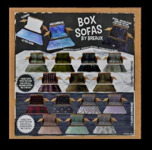 Box Sofa - Dirty Grime - Breaux