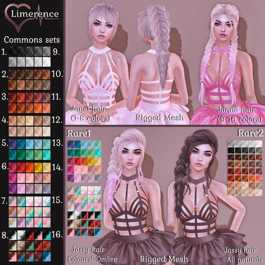 #3 {Limerence} Janet hair-Reds