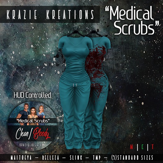*KK* Scrubs (Medical) Female -TEAL- [add me]