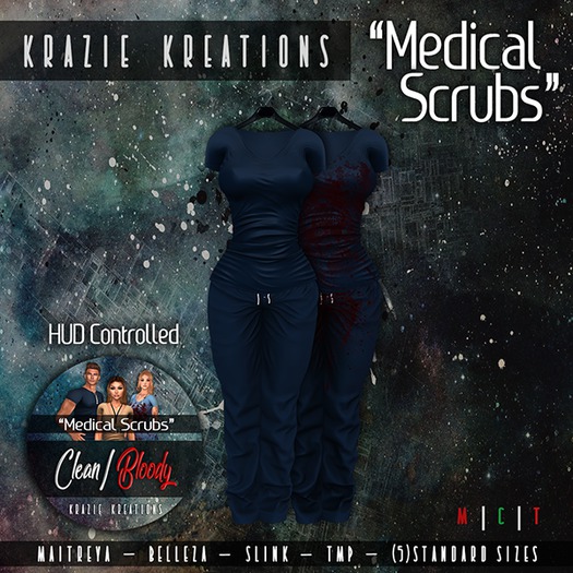 *KK* Scrubs (Medical) Female -NAVY- [add me]