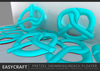 Easycraft pretzel swimming beach floater colorguide