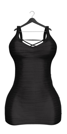 -Narcisse- ADD Nelly Lace up Dress - Black
