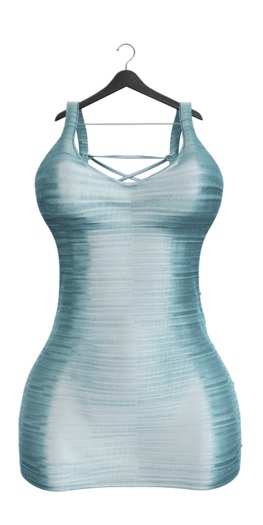 -Narcisse- ADD Nelly Lace up Dress - Baby Blue