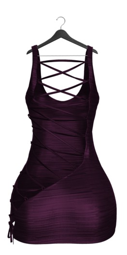 -Narcisse- ADD Nelly Lace up Dress - Royalty