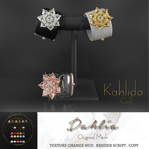 Dahlia - Kahlida - Cuff - PASTELS