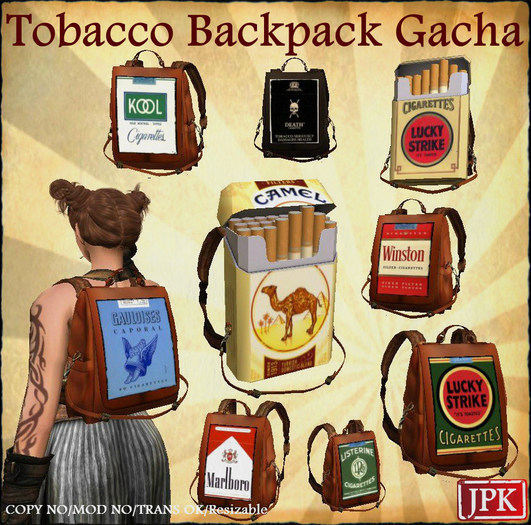 **JPK Tobacco Backpack Gacha (Lucky Strike RARE) BOX RARE