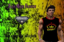 The Neon Moon Fashion-sleeveless shirt reggae keep calm