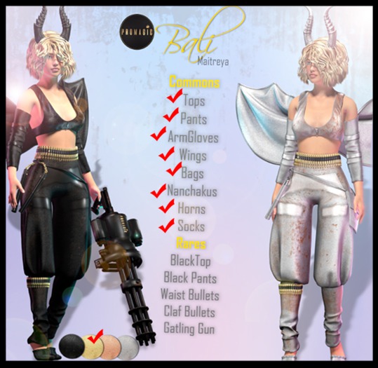 *Promagic* Bali - GOLD COMMONS SET