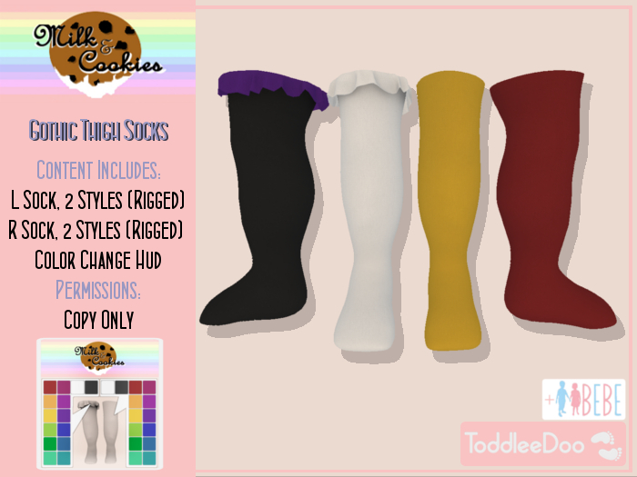 [M&C] Gothic Thigh Socks