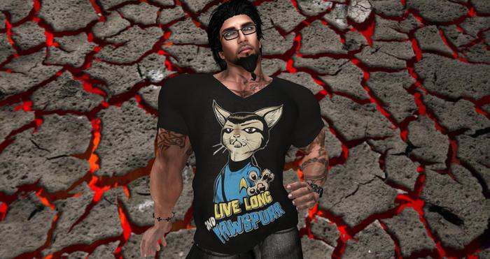 SPockcat V-Neck T-Shirt - Niramyth