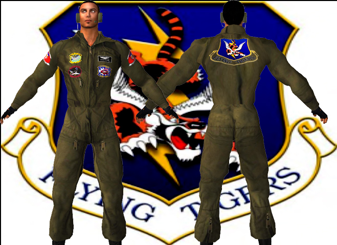 FLY TIGER FLYGHT SUIT BROWN