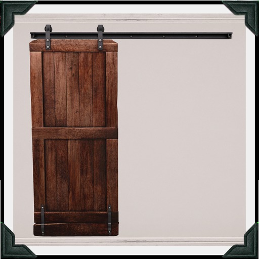 brocante. barn door slider / dark [box]