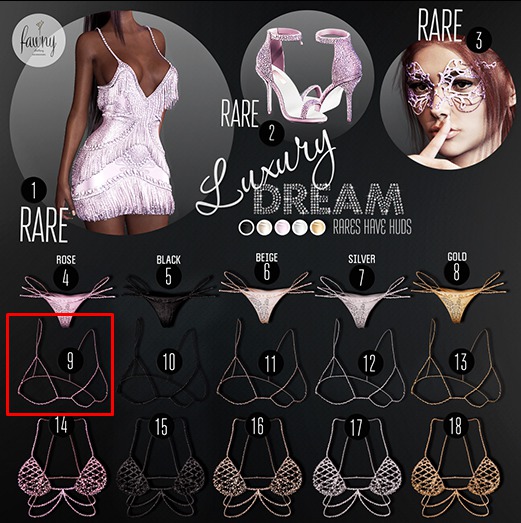Fawny - Luxury Dream.Bra(9) - Rose - Maitreya