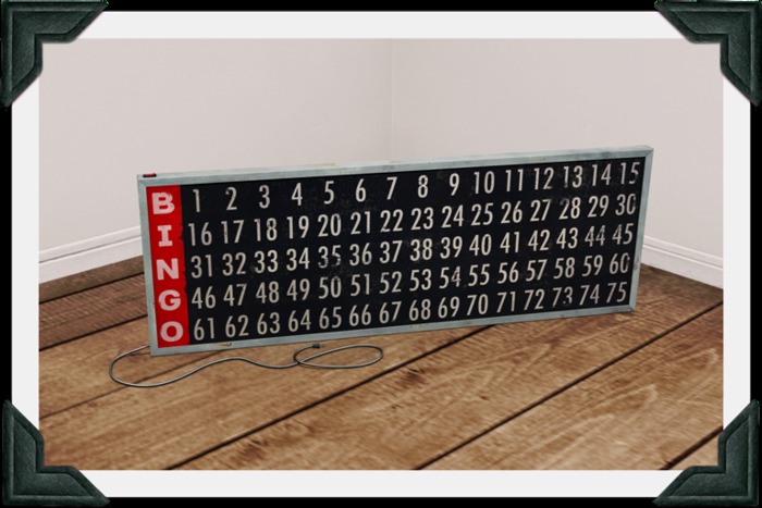 floorplan. bingo board [boxed]