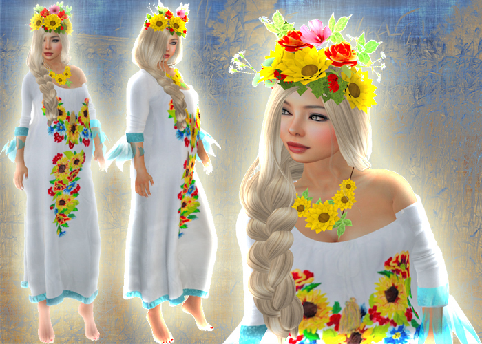 *Heart* - Marila Gown Sunflower