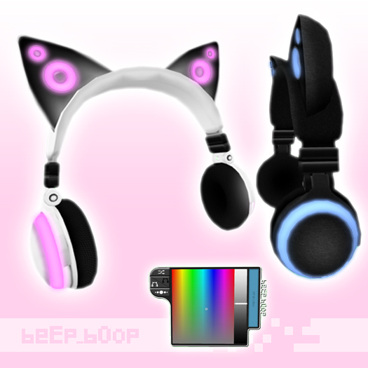 [bb] - Kitty Headphones!