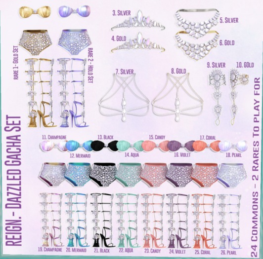 REIGN.- DAZZLED SET (MAITREYA)- GOLD #1 RARE