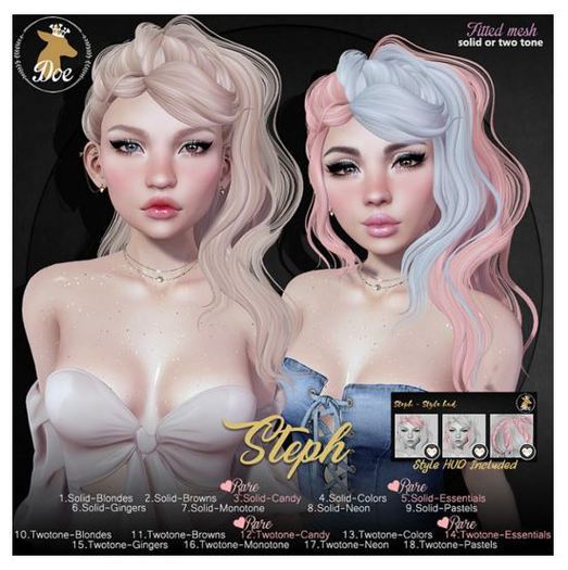 1.Doe: Steph (solid) - Blondes