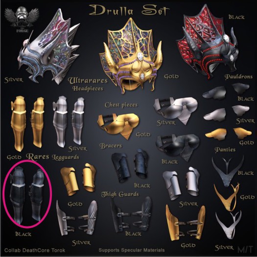 [The Forge] - Drulla GOLD Set w/ RARE