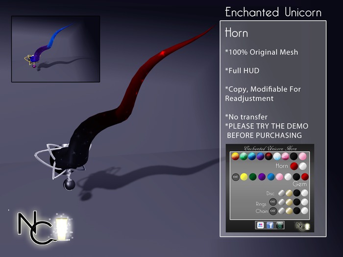 {N}Enchanted Unicorn Horn