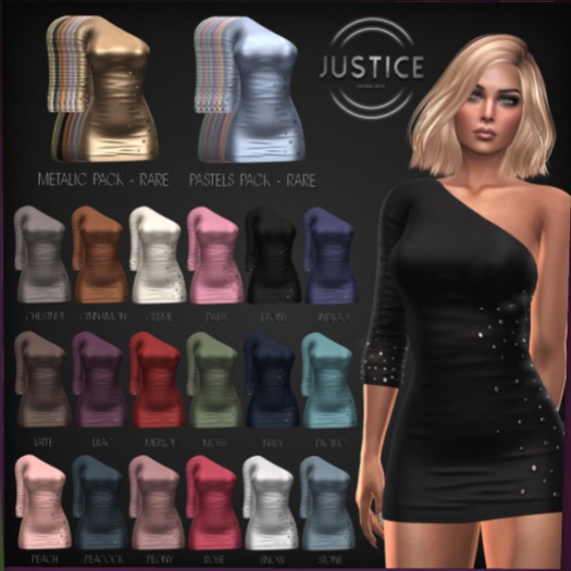 [JUSTICE] NOVA DRESS MAITREYA - PEACH