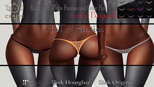 ::Cerise:: Hot panties with COLOR Hud FATPACK