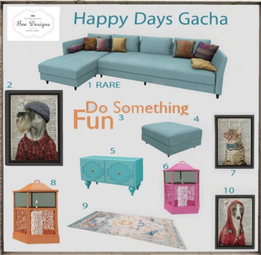 Bee Designs Happy Days Gacha 6