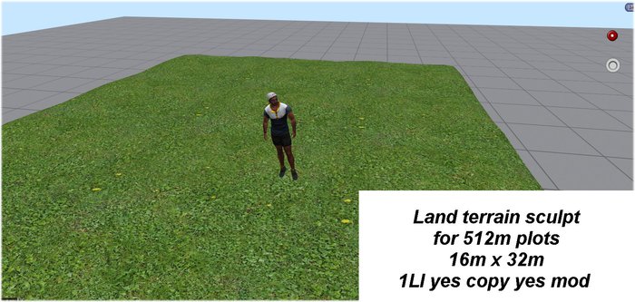 512m plot land terrain sculpt.