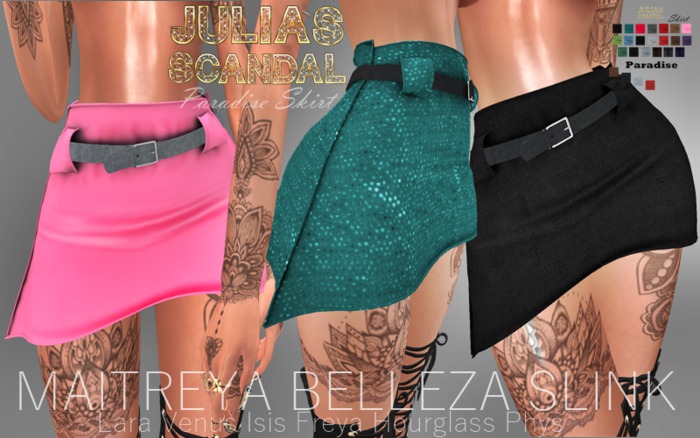 ! Julia's Scandal Paradise Sexy Skirt
