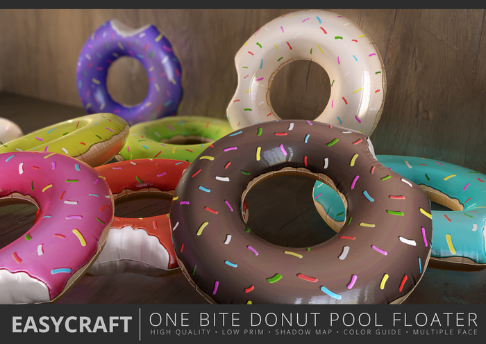 EASYCRAFT - Full Perm (PRIME) One Bite Donut Floater Set B