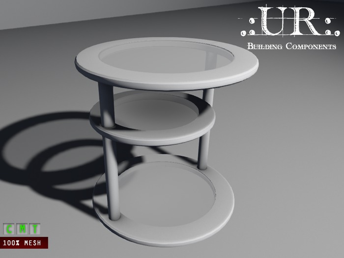 .:UR:. Modern Circular Side Table II (full perm mesh)