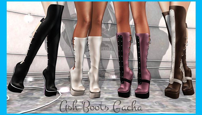 #2 Wicca's Wardrobe - Ash Short Boots RARE 2 [GACHA]