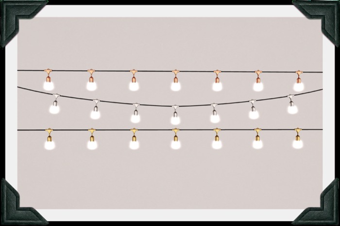 floorplan. garden string light metal set [boxed]