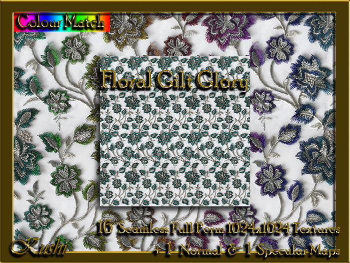 Floral Gilt Glory Textures