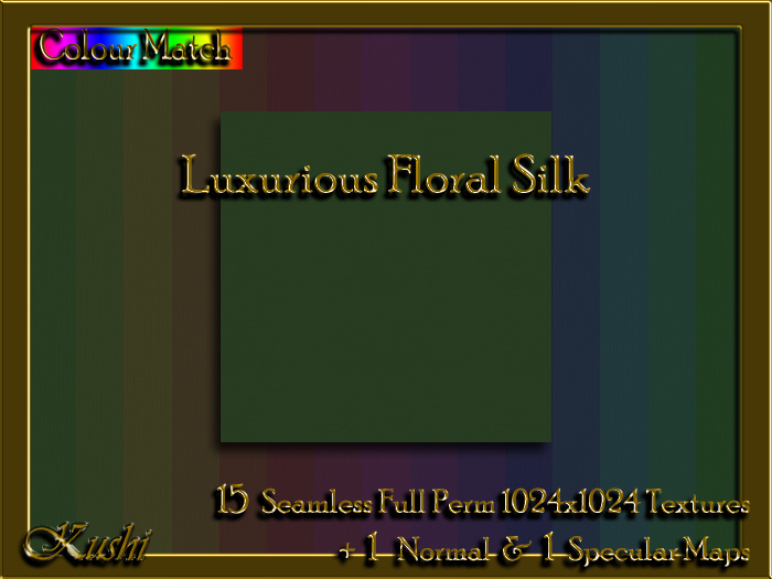 Luxurious Floral Silk Solids Seamless Textures