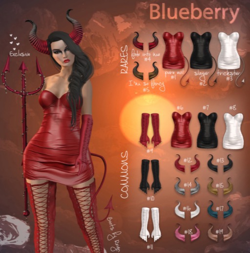 19. Blueberry / COMMON / Devil Horns - Crystal