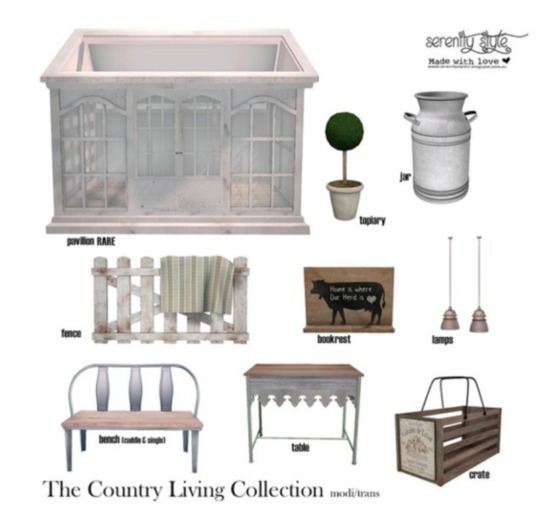 Serenity Style- Country Living-Full Set + RARE
