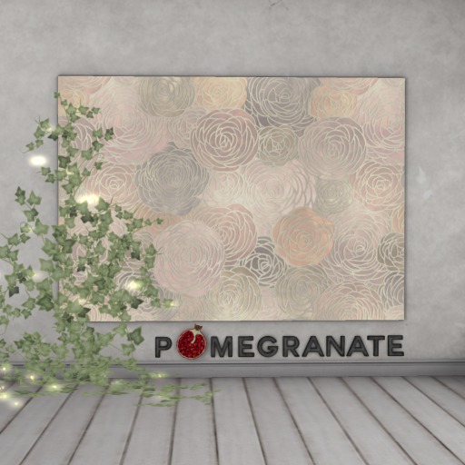 Pomegranate Bouquet Rug - Peachy - FREE In-World