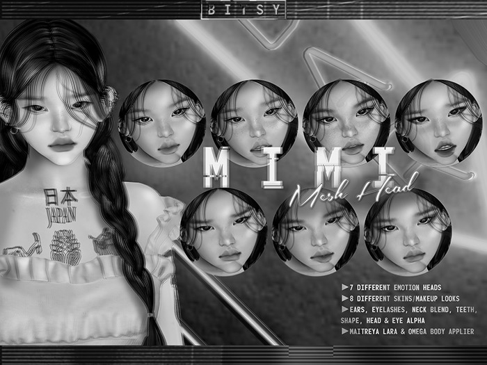 BITSY - MIMI Mesh Head (DEMO)