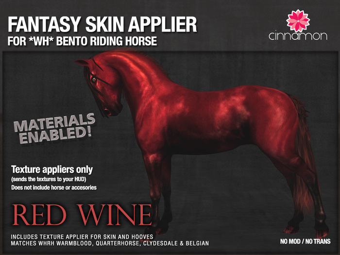 *CINNAMON* Skin applier - RED WINE - BOX