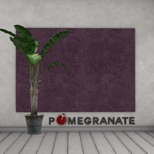 Pomegranate - Rug - Velvet - Plum