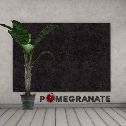 Pomegranate - Rug - Velvet - Midnight