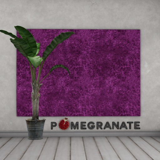 Pomegranate - Rug - Velvet - Metallic Orchid