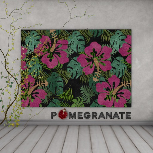 Pomegranate - Rug - Hibiscus - Mulberry