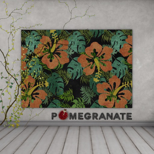 Pomegranate - Rug - Hibiscus - Ginger