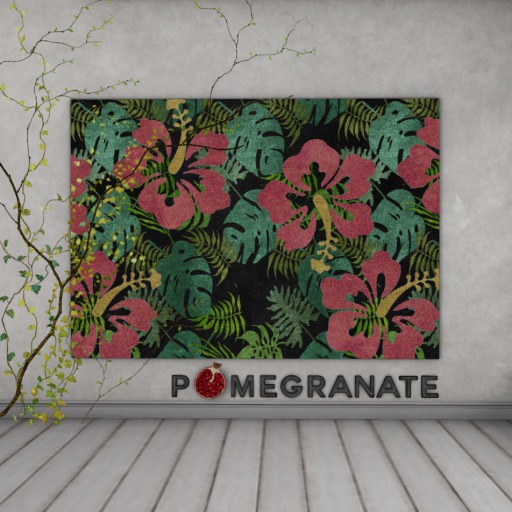 Pomegranate - Rug - Hibiscus - Valentine