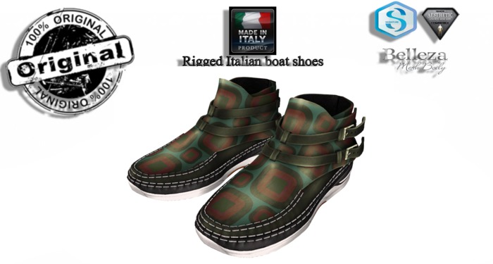 CWB Beachwear Unpacker ~ Italian Boat Shoes Turtleshell