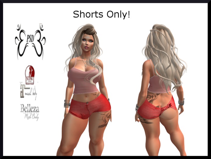PSD! Big Butt Shorts Red