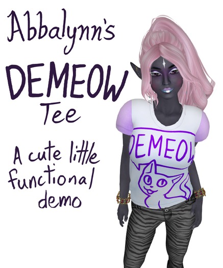 Abbalynn's Demeow Tee