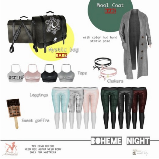 *Tentacio* Boheme night. Mystic bag RARE